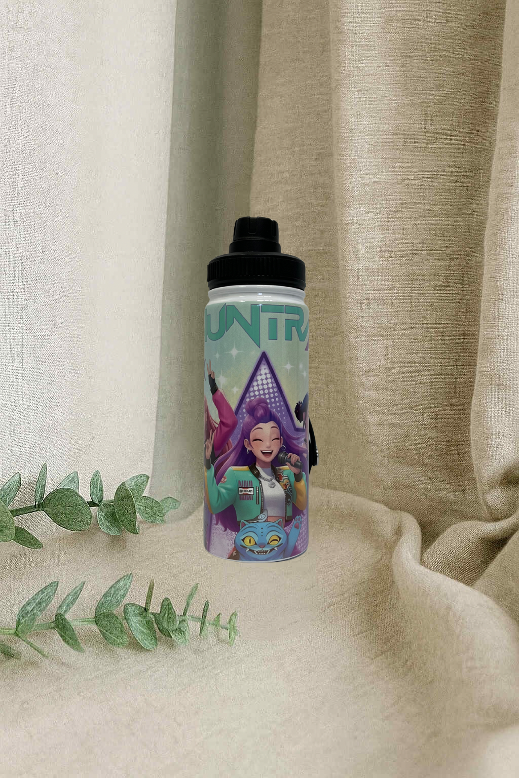 Bouteille à goulot Deluxe - trio turquoise