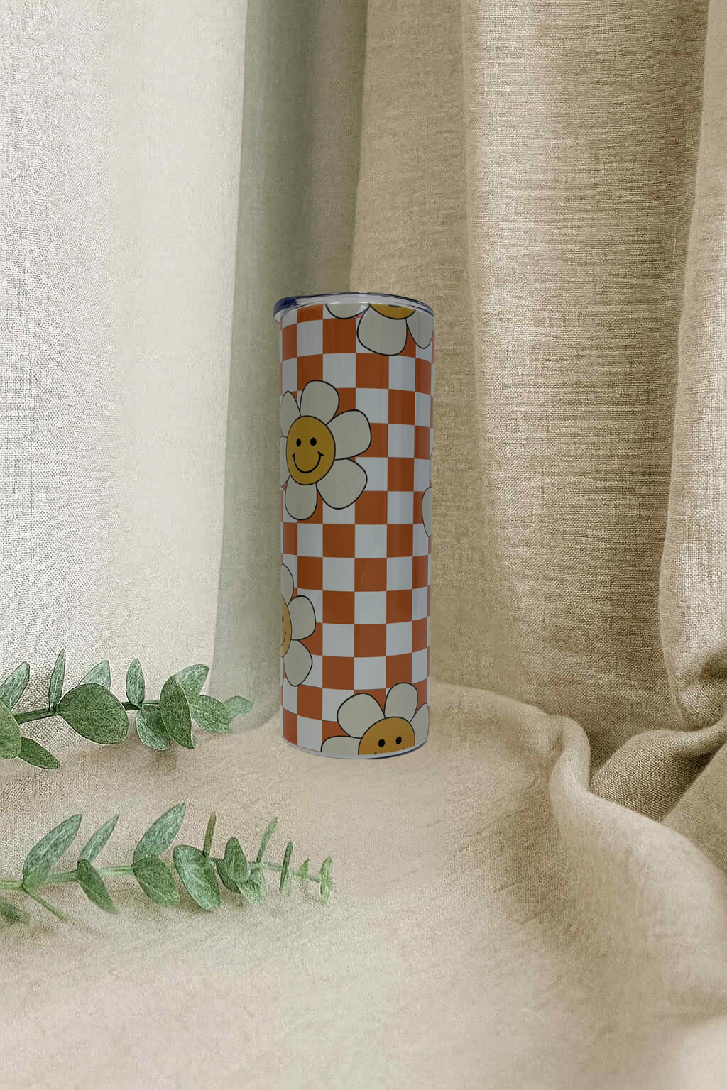 Bouteille de transport - Fleurs rétro