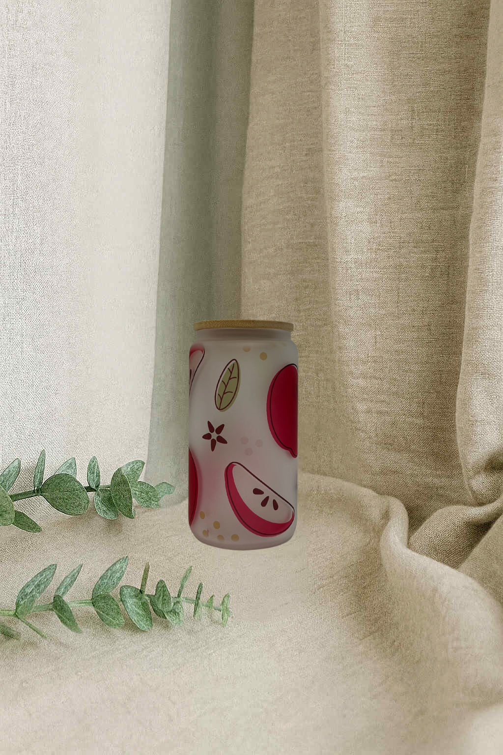 Verre en vitre- Pommes et pépins