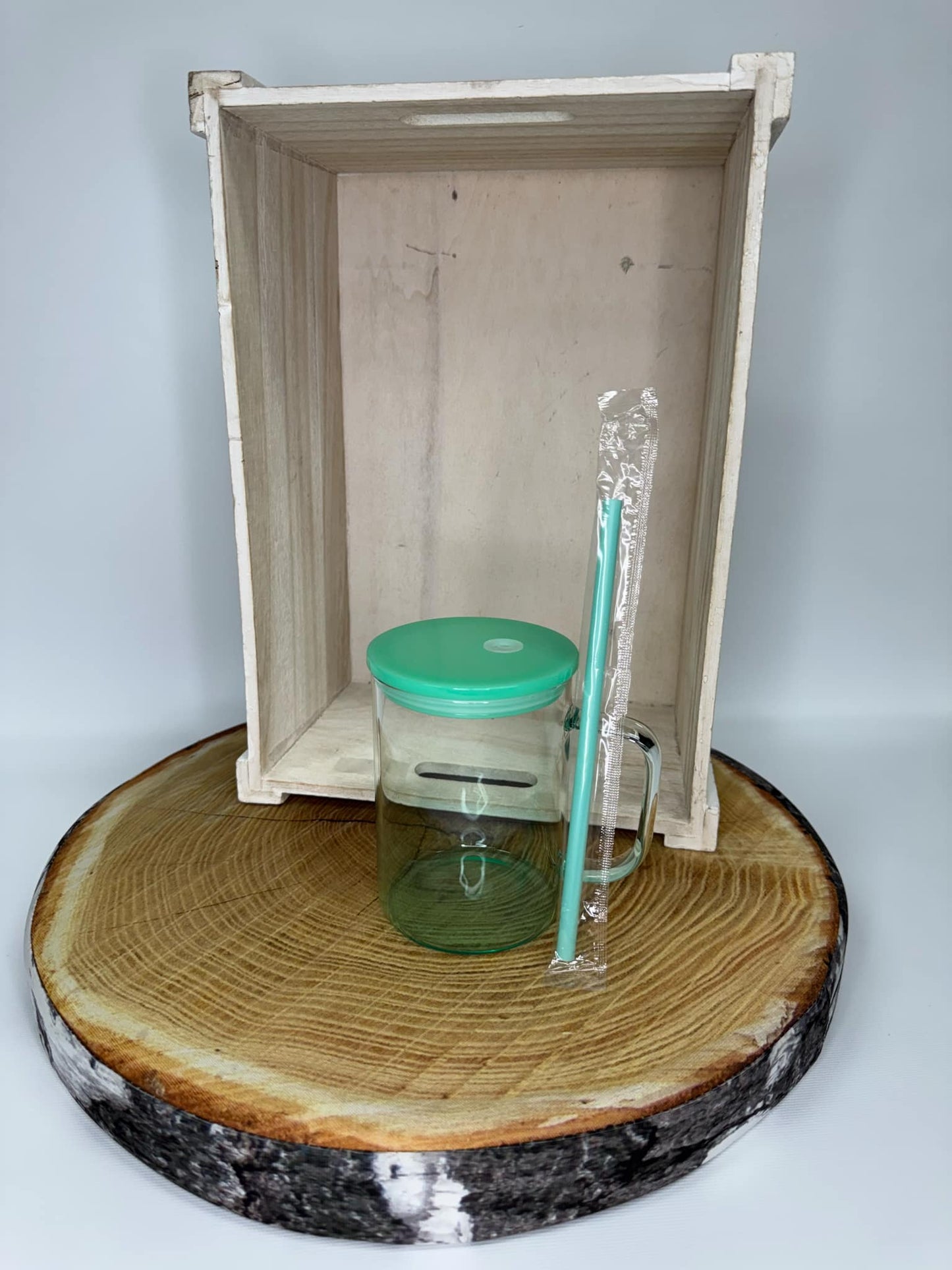 Tasse en vitre coloré dégradé