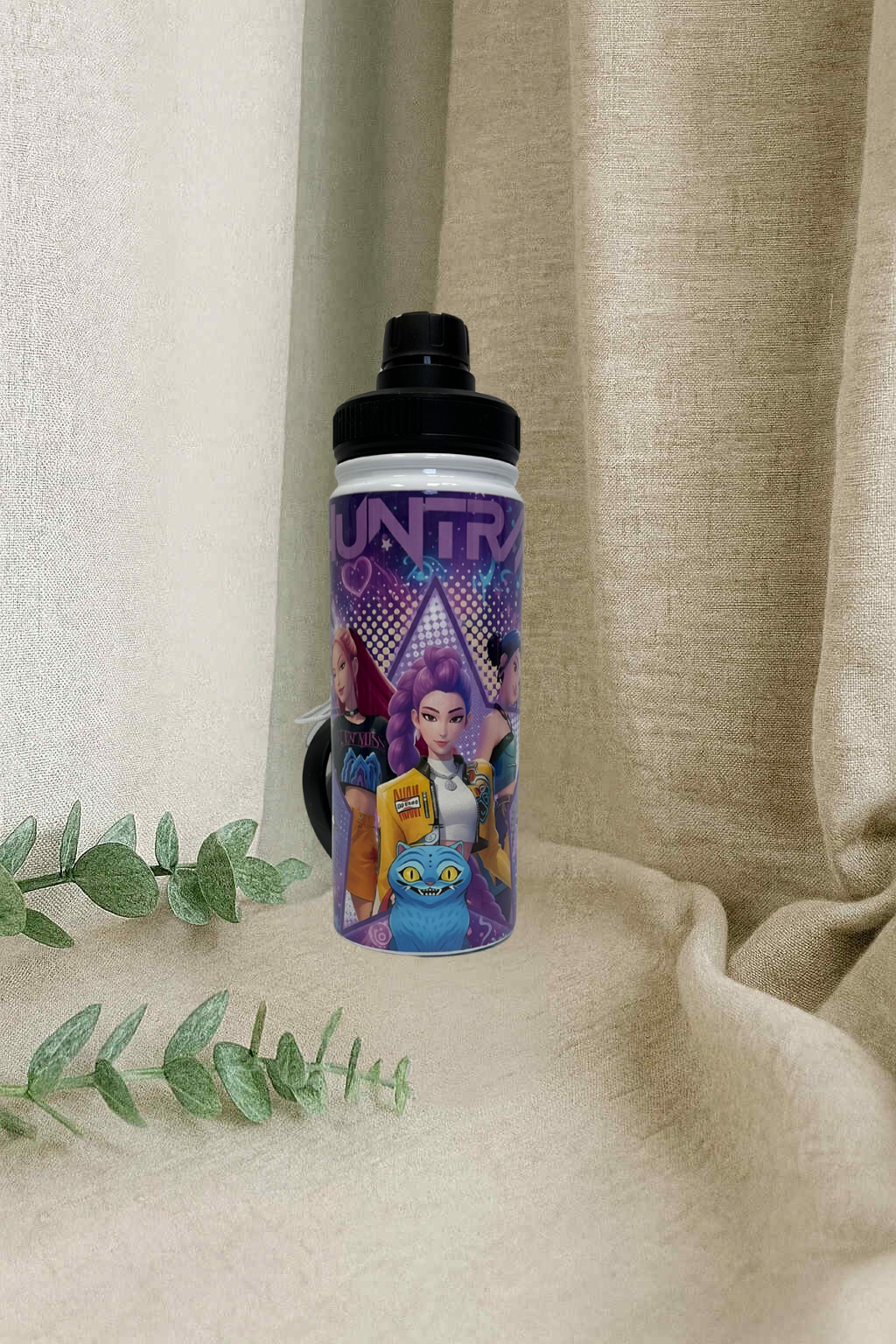 Bouteille à goulot Deluxe - trio mauve