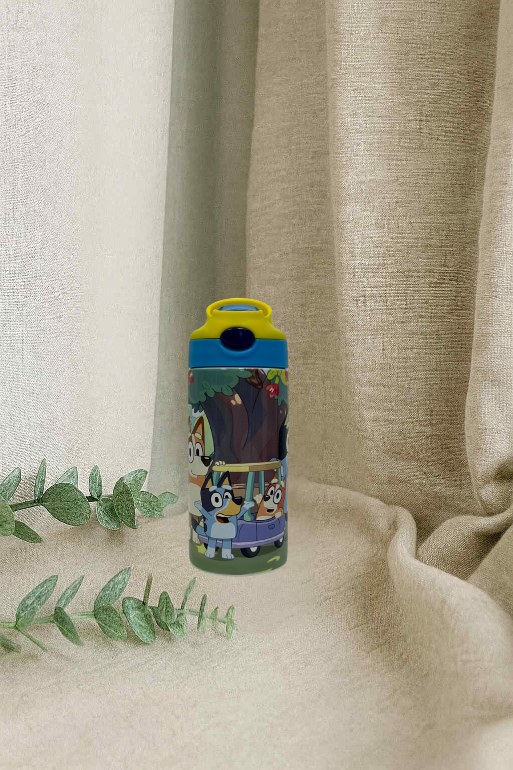 Bouteille pour enfant modèle 1- Chien bleu