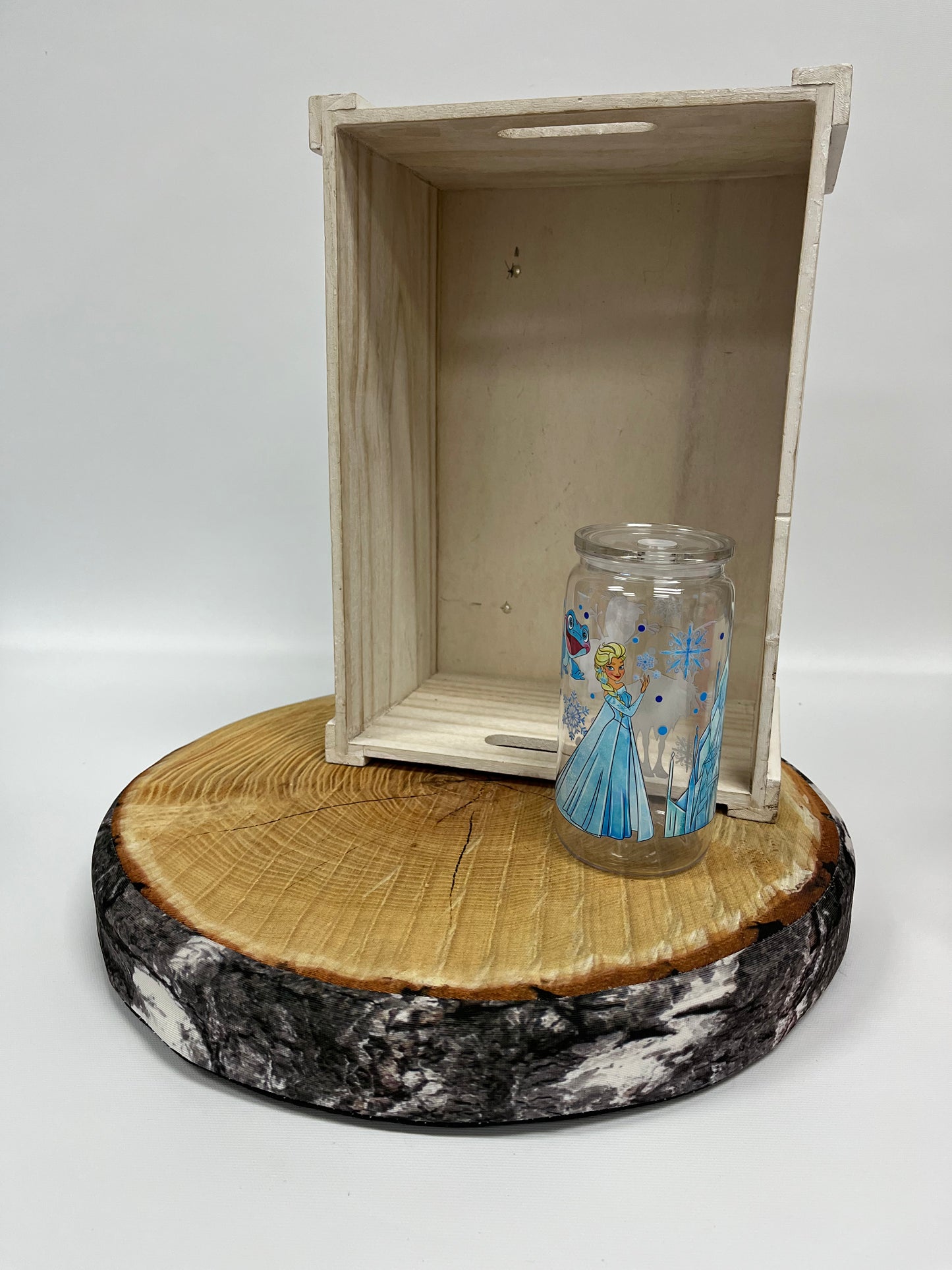 Verre de plastique « sœur de glace»