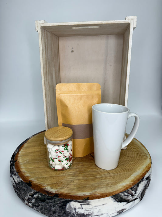 Ensemble cadeau chocolat chaud