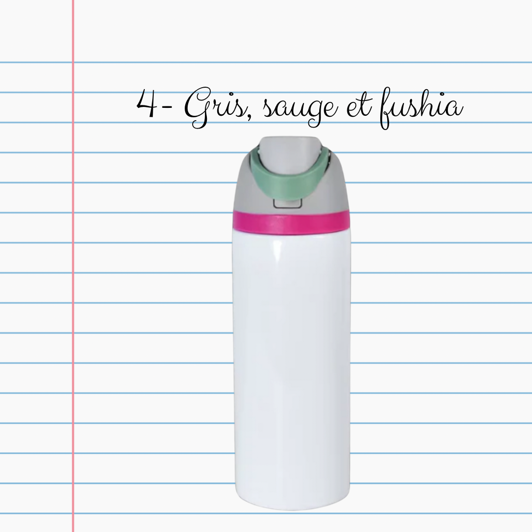 PRÉVENTE dupe bouteille de transport 24 oz personnalisable