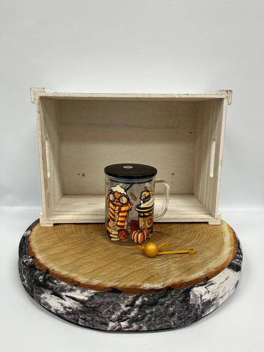 Tasse en vitre- 4 maisons