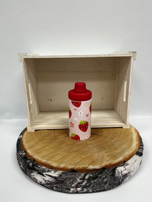 Bouteille pour enfant modèle 3- Fraises joyeuses