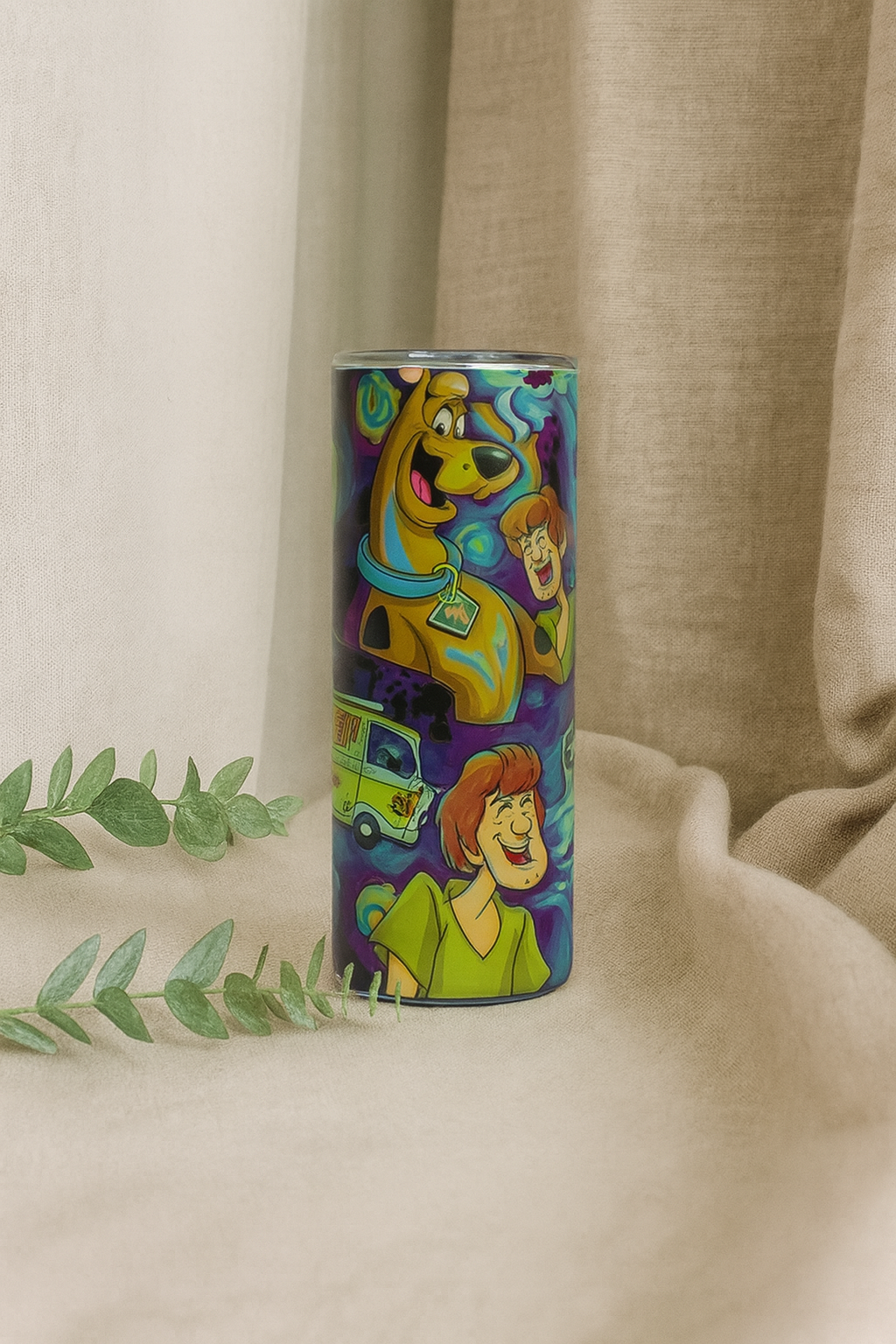 Bouteille de transport 20 oz glow in the dark- le chien détective
