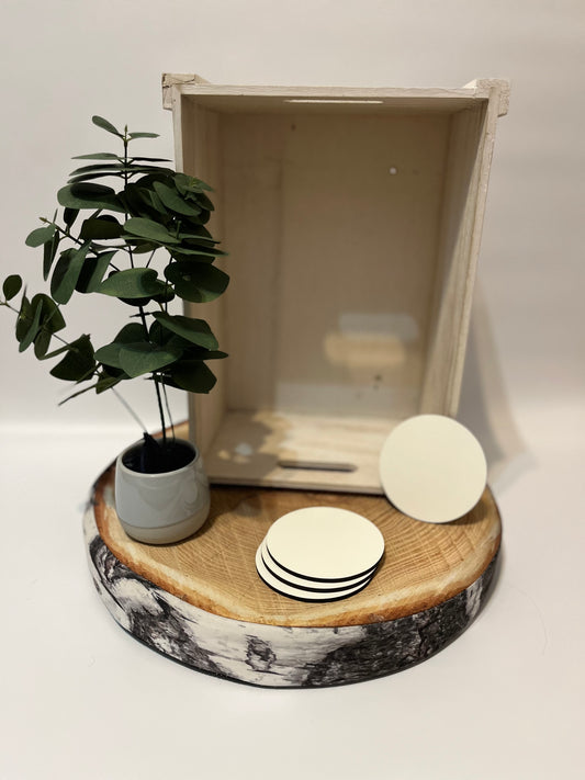 Sous-verres rond en MDF