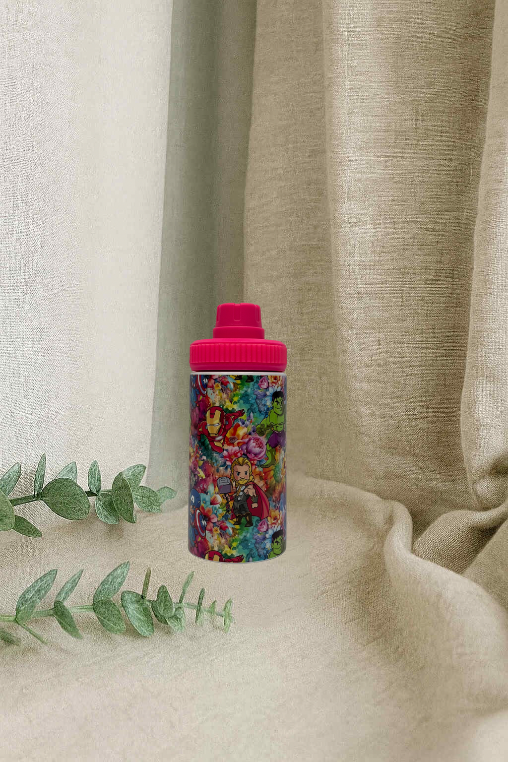 Bouteille pour enfant modèle 3- Super fleurie