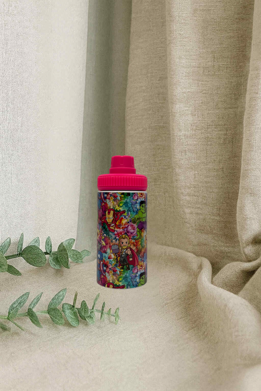 Bouteille pour enfant modèle 3- Super fleurie