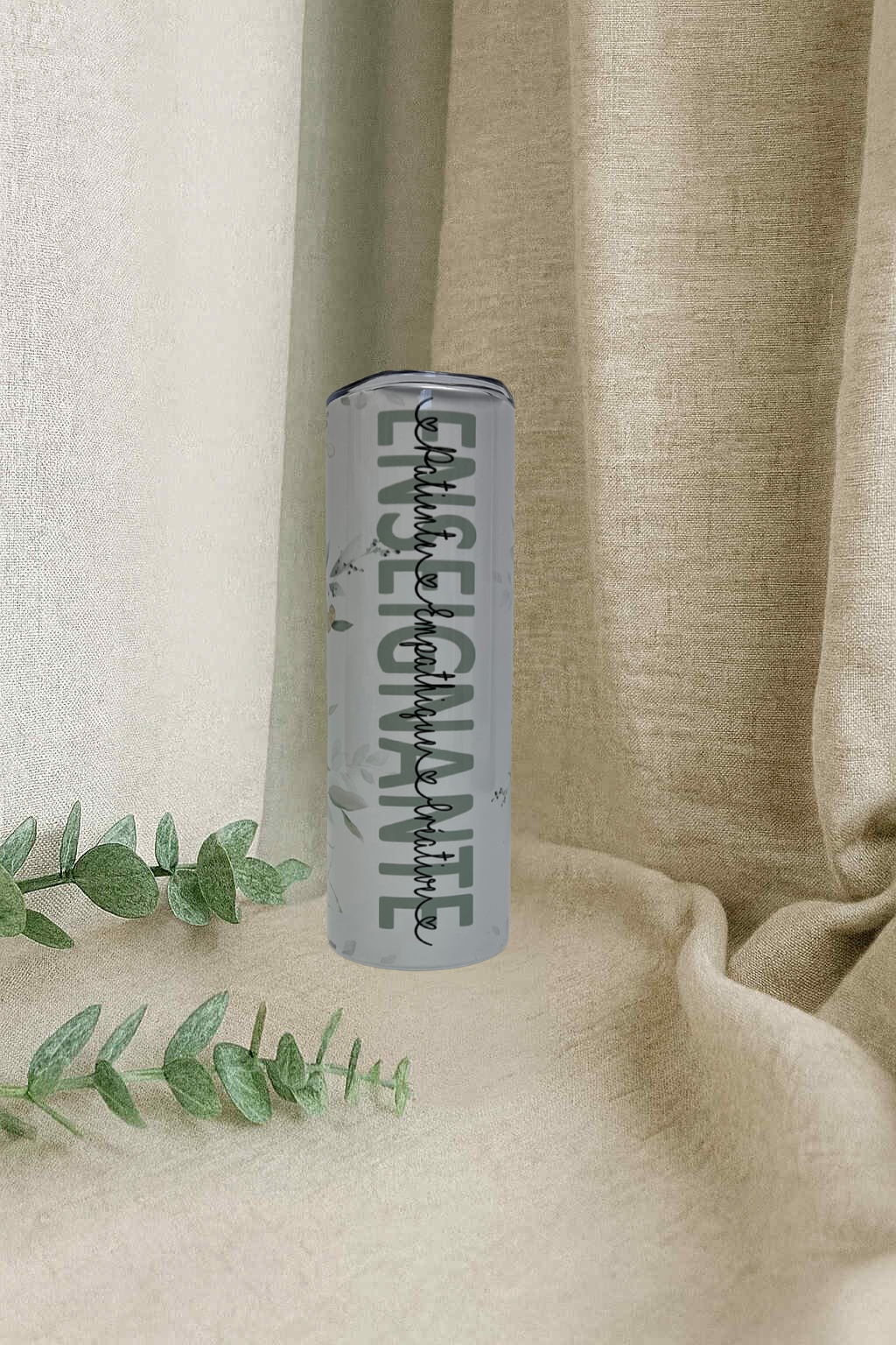 Bouteille de transport - Enseignante boho