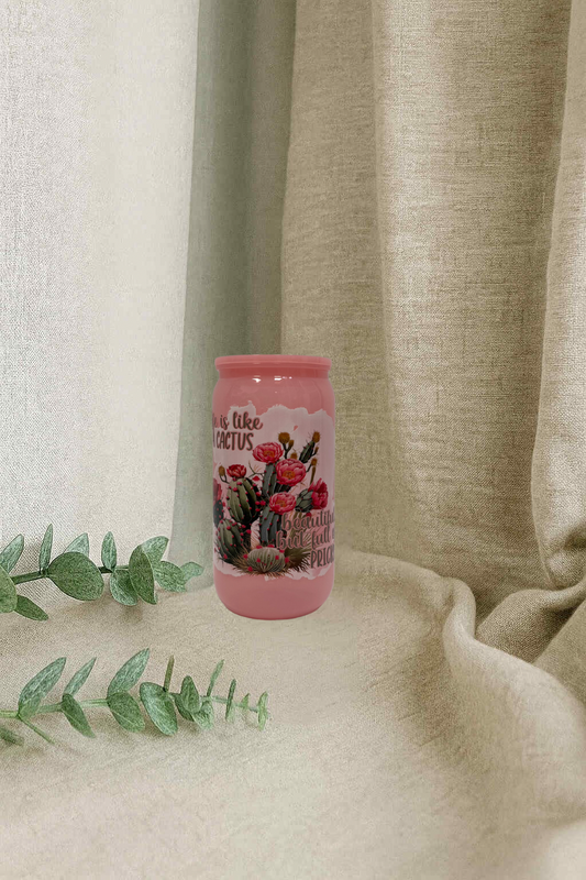 Verre en plastique- Cactus