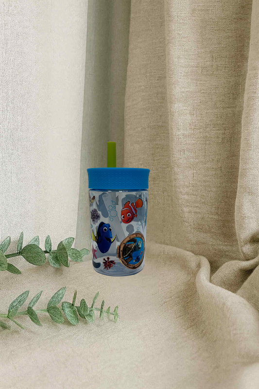 Gobelet à paille souple - Les poissons