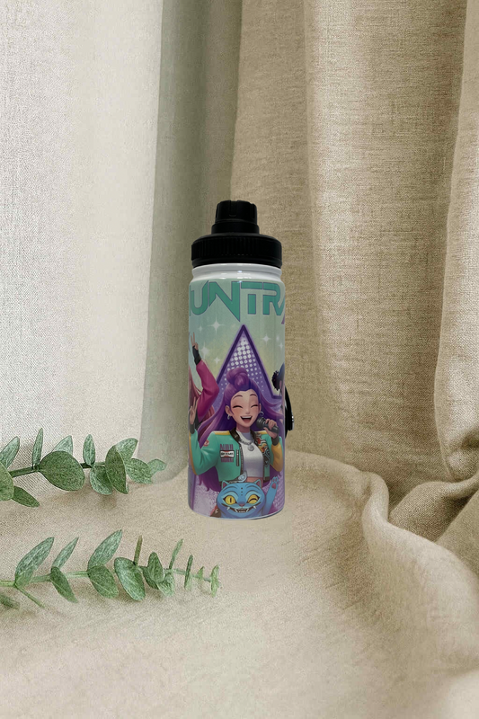 Bouteille à goulot Deluxe - trio turquoise