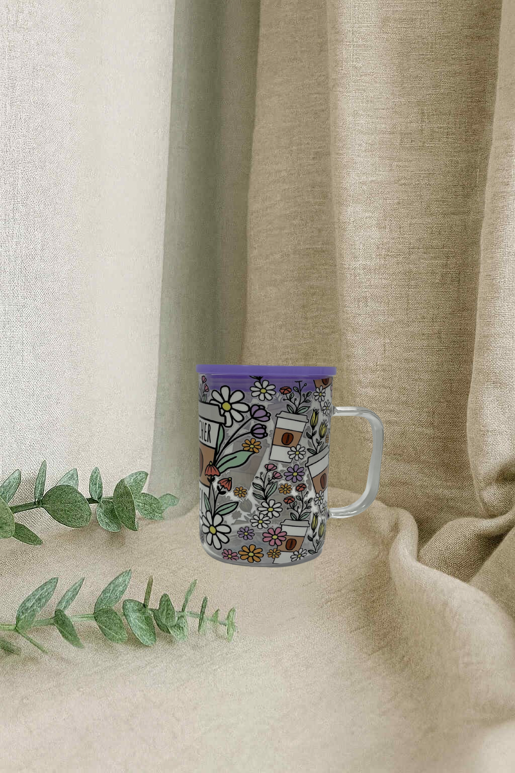 Tasse en vitre- café de prof