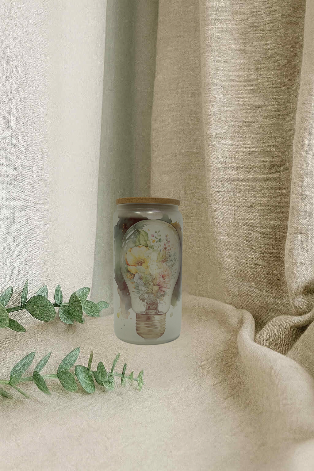 Verre en vitre uv jaune - Lumière