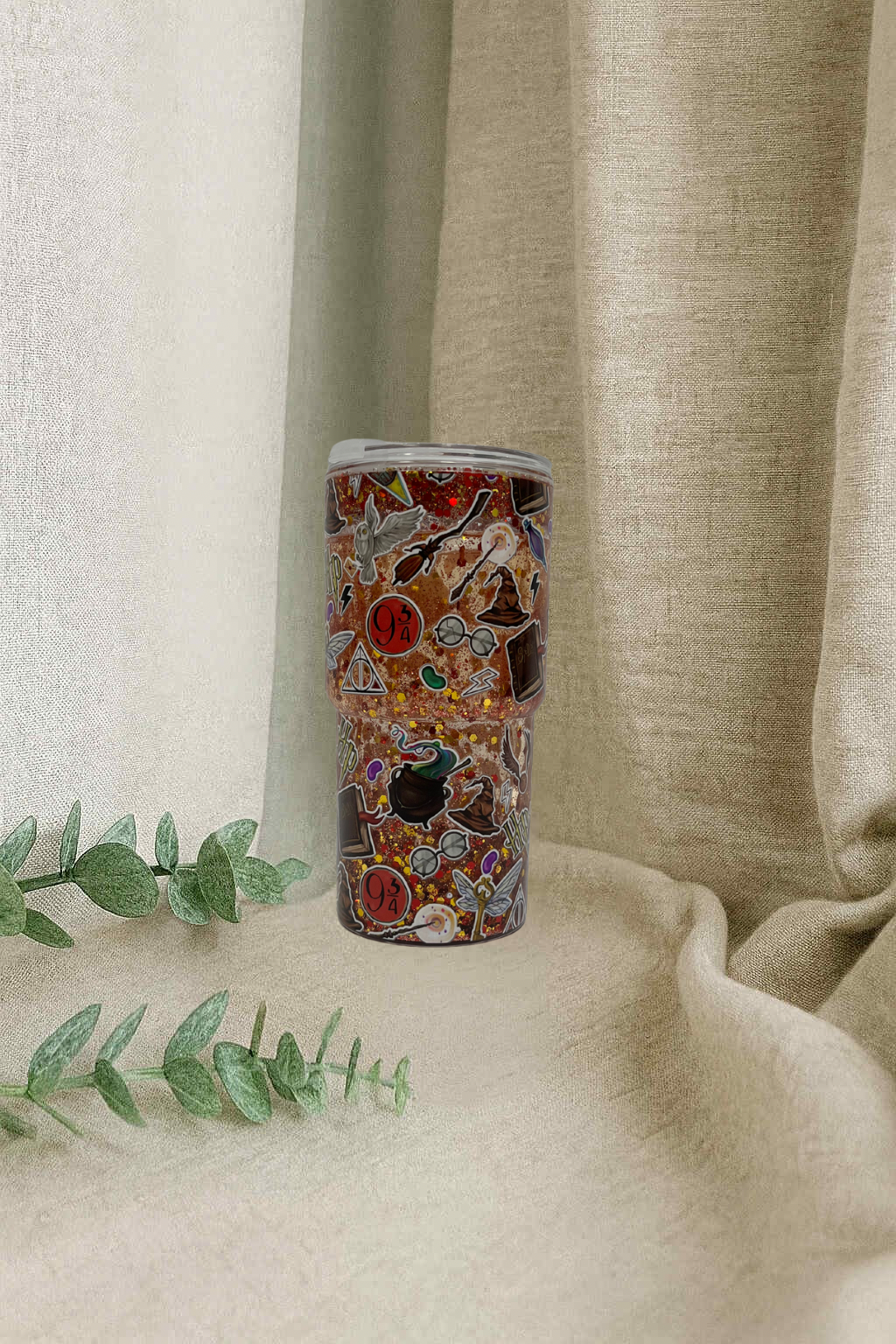 Verre en plastique à paillettes- Reliques magiques