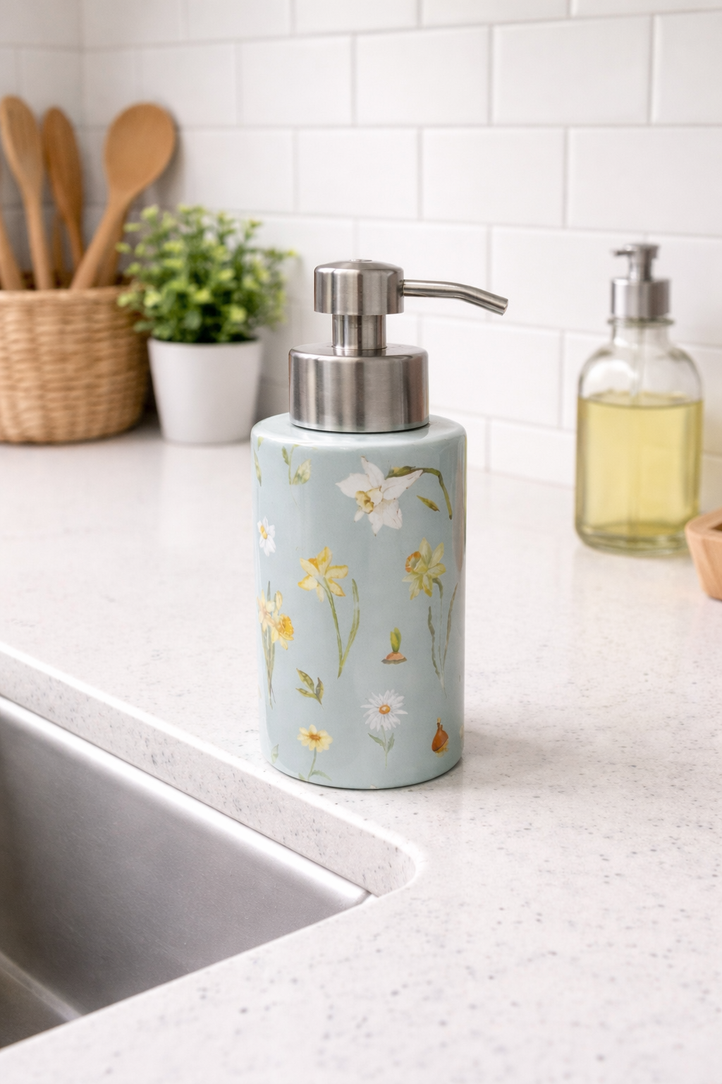 Distributeur à savon en acier inoxydable