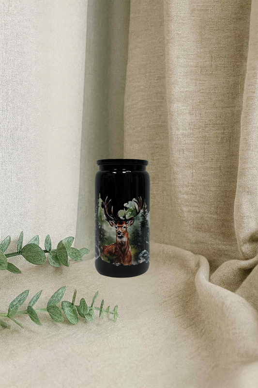 Verre en plastique- Cerf