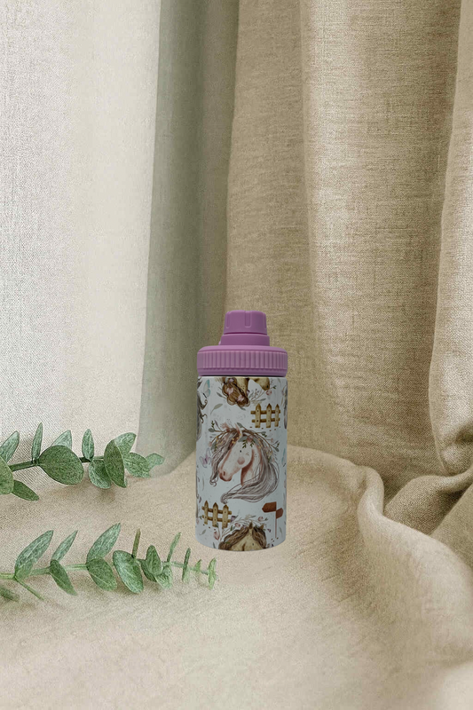 Bouteille pour enfant modèle 3- Chevaux