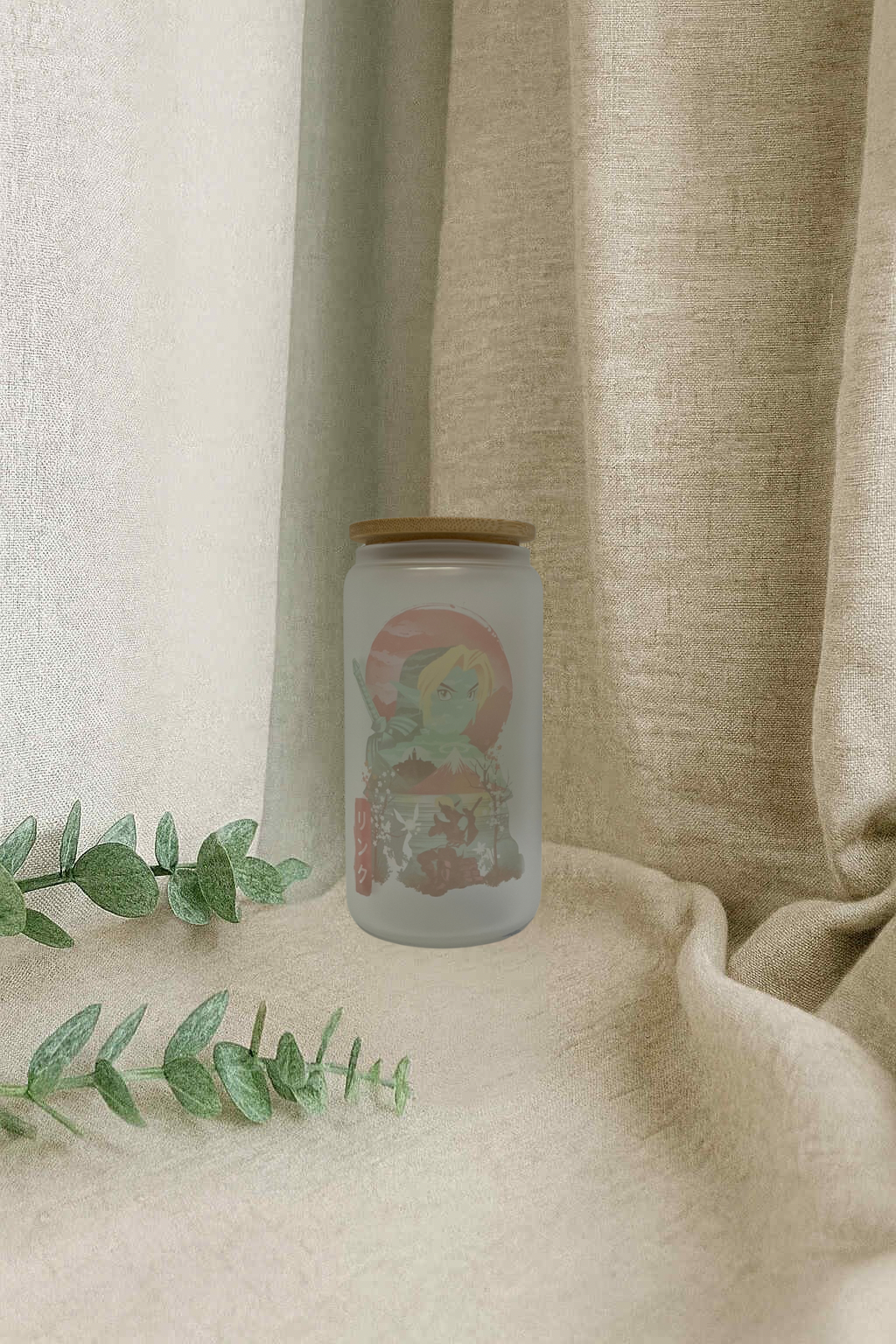 Verre en vitre - Guerrier à l’épée