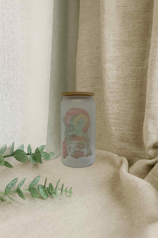 Verre en vitre - Guerrier à l’épée