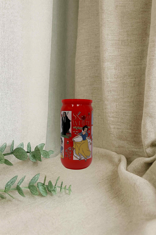 Verre en plastique- Rouge pomme