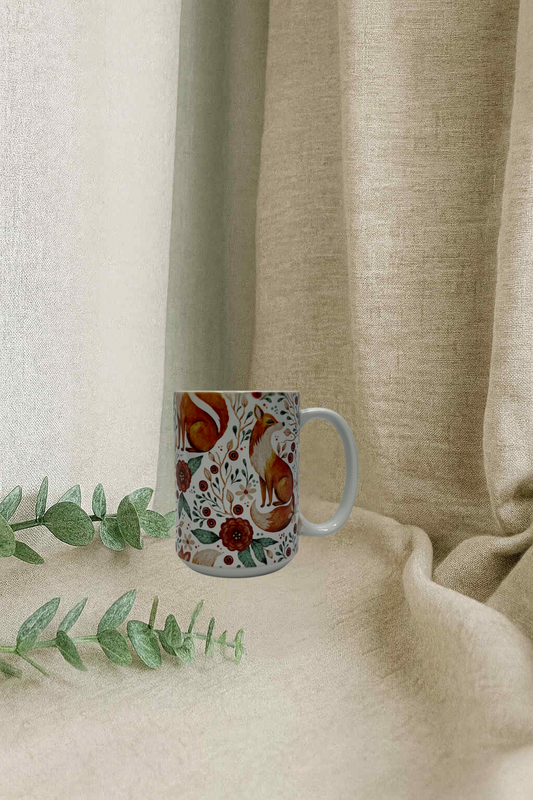 Tasse en ceramique (grande)- Renard