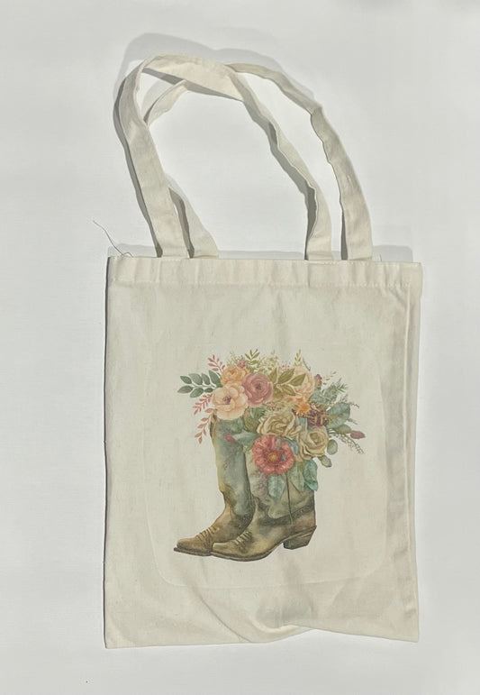 Sac fourre-tout "bottes fleurales”