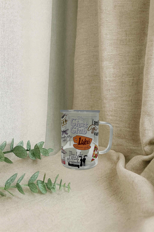 Tasse en vitre- café de filles