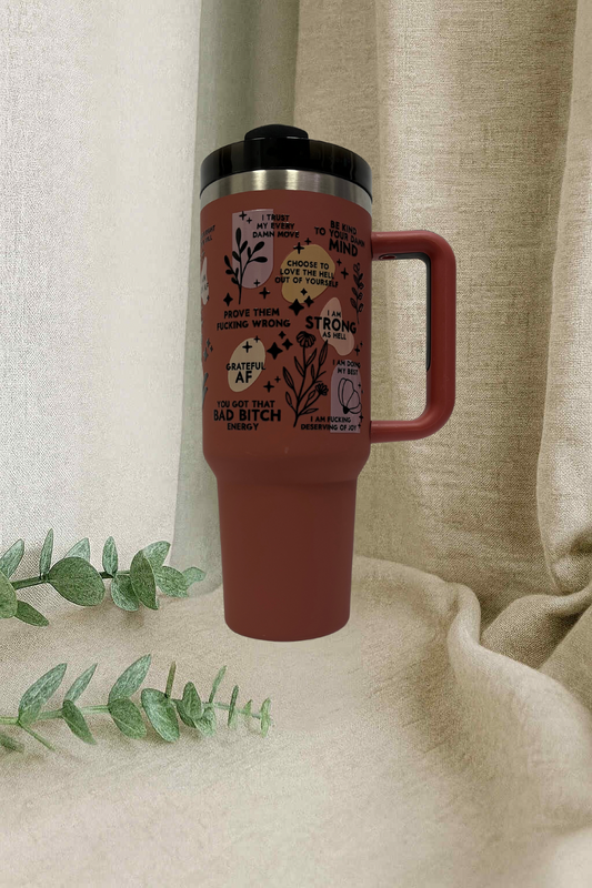 Bouteille isotherme 40 oZ - Phrase vulgaire