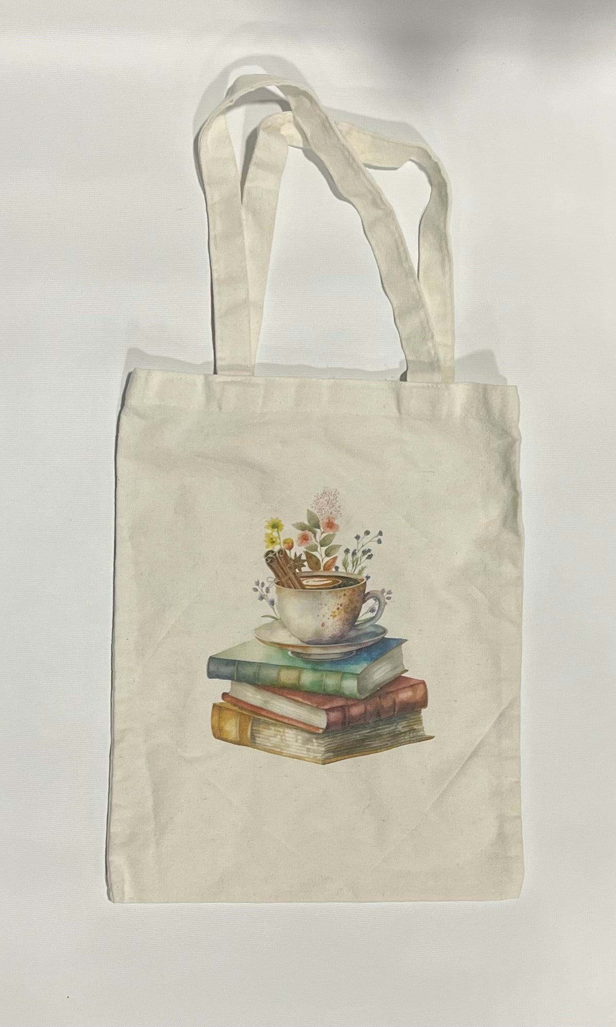 Sac fourre-tout "café et livres”