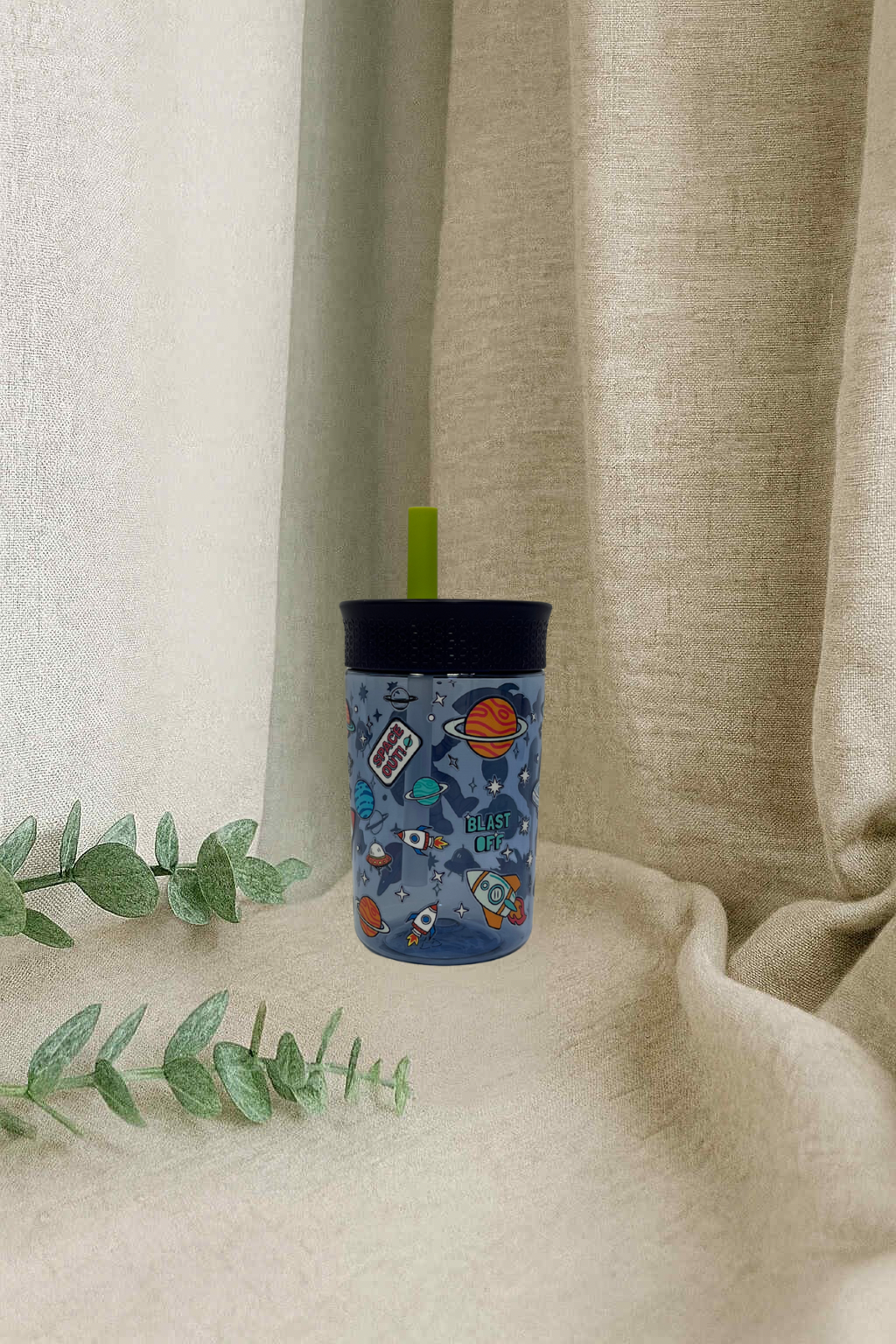 Gobelet à paille souple - L’espace