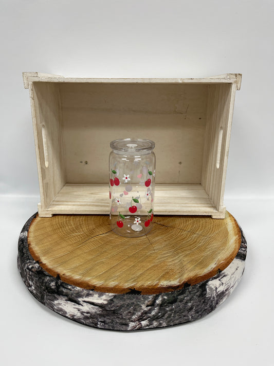 Verre en plastique- Cerises
