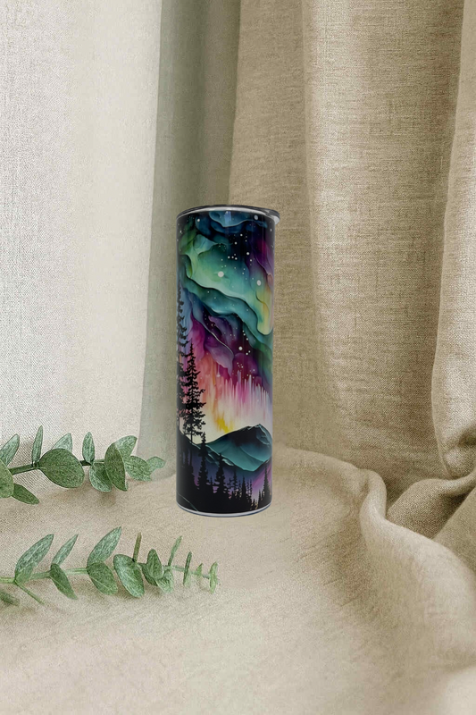 Bouteille de transport - Aurore boréale