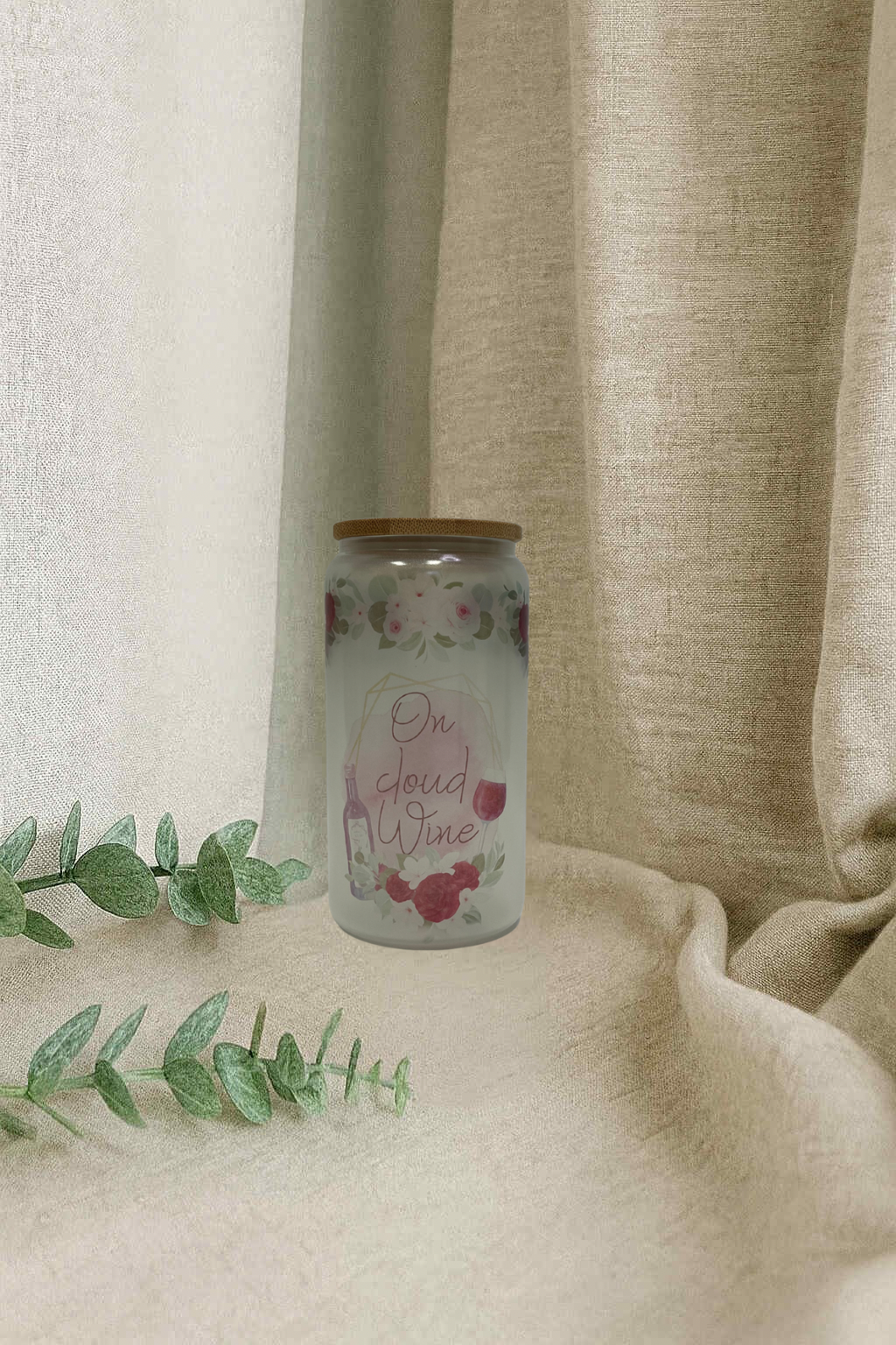 Verre en vitre uv rouge - vin