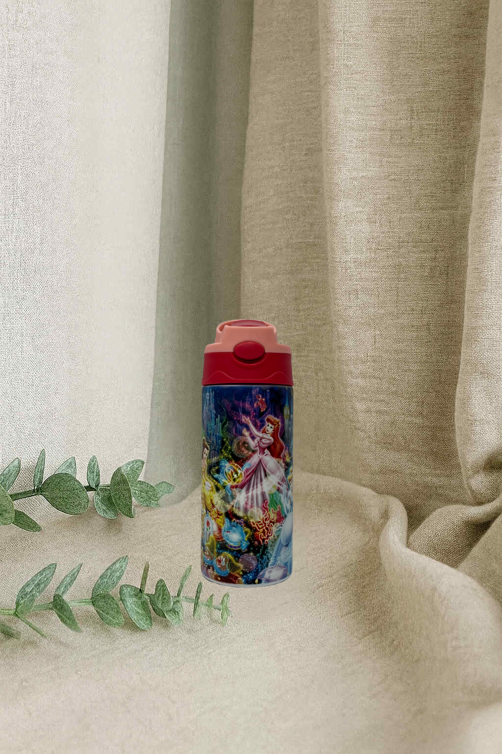 Bouteille pour enfant modèle 2 phosphorescente- Personnages etoilés