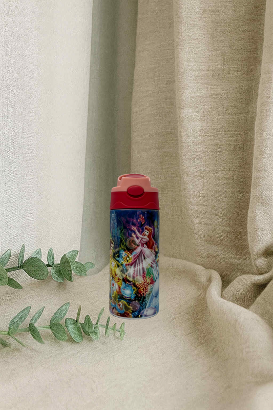 Bouteille pour enfant modèle 2 phosphorescente- Personnages etoilés