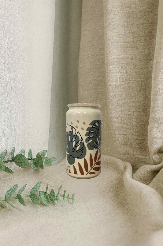 Verre isotherme - Feuille boho