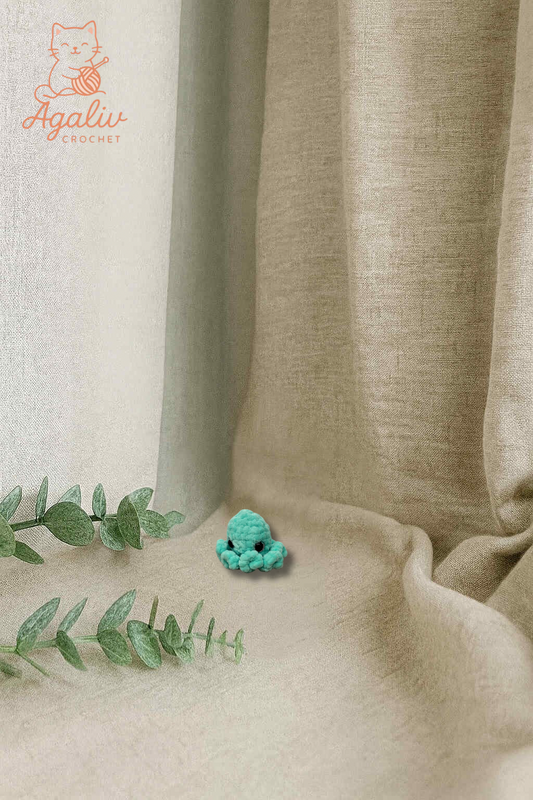 Mini pieuvre turquoise