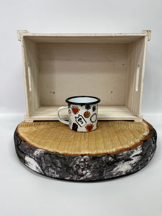 Tasse métal- Les frères de basket