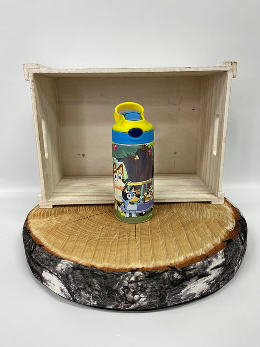 Bouteille pour enfant model 1- Chien bleu