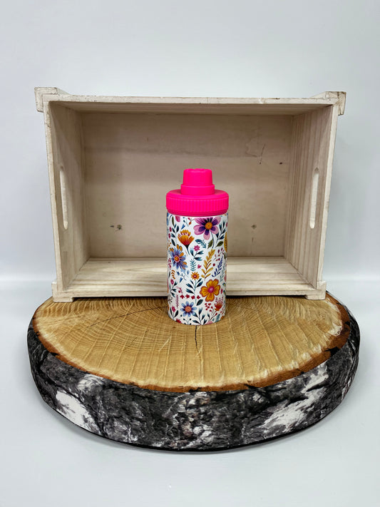 Bouteille pour enfant model 3- Fleurs fluo